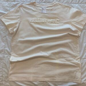 HELMUT LANG - LOGO OVERSIZED SHORT SLEEVE T-SHIRT
